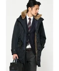 EDIFICE | US M47 ミリタリーコート ネイビー 48