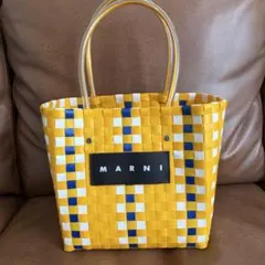 更にお値下げ❗️MARNI 編み込みかごバッグ　未使用品 2026年最新】マルニ カゴバッグの人気アイテム - メルカリ
