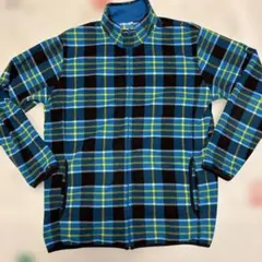 ユニクロ　チェック柄 フリースジャケット　XL