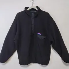 GAPフリース スナップT ブラック Lサイズ