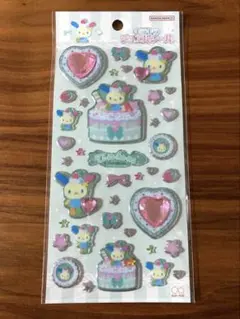 【新品】サンリオ　ウサハナ　キラキラジュエルシール
