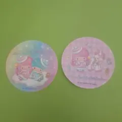 匿名配送 キューズモール キキララ リトルツインスターズ ステッカー