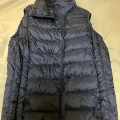 ユニクロ　ウルトラライトダウン　ダウンベスト スタンドカラー