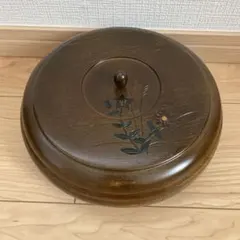 木製 菓子器 喰籠 楕円形 蒔絵風装飾 - メルカリ