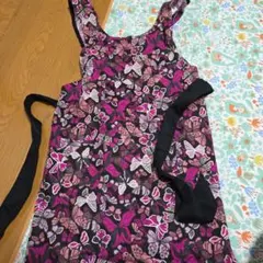 アナスイ 蝶柄 エプロン ピンク 未使用