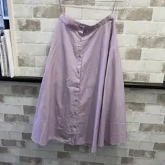 試着のみ　UNIQLO ロングフレアースカート　Ｌ