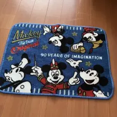 ミッキーマウス 90周年 バスマット　未使用