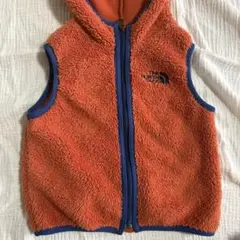 し*み様 THE NORTH FACE フリースベスト 100cm オレンジ