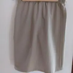ワークマン　ベージュ タイトスカート Mサイズ