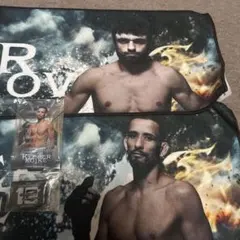 RIZIN 一番くじ クレベルコイケ アクスタ、タオルセット ケラモフ応援タオル