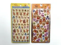 【正規品】くまのプーさん ボンボンドロップシールミニ　プチドロ　２枚セット