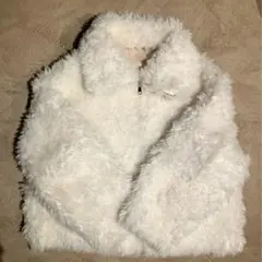 着用2回！FOLLOWIN ボリュームプードルボア ジャケット ホワイト