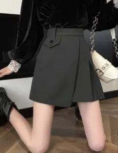 SHEIN 캐주얼 비대칭 랩 스커트