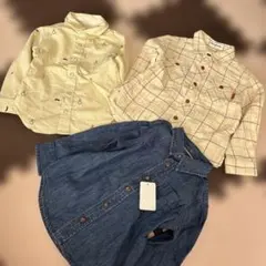 キッズ長袖シャツ 3点セット