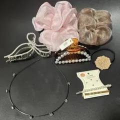 未使用品✨ヘアアクセサリー8点セット　まとめて✨1セットのみにつき早い者勝ち❗️