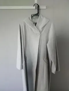 【新品タグ付き/トールサイズ】フード付きロングコート