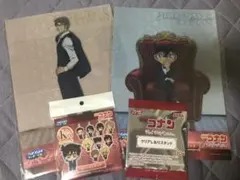 セガラッキーくじ 名探偵コナン クリアファイル沖矢昴 コナン ラバーストラップ