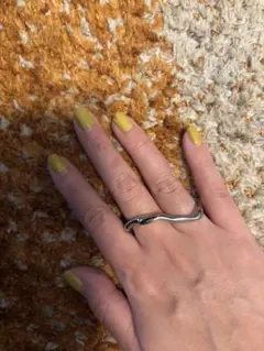 ソワリー✳︎シルバー ウェーブリング