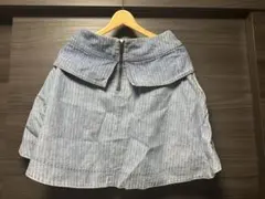 See by Chloe シーバイクロエストライプデニム フレアスカートのサムネイル