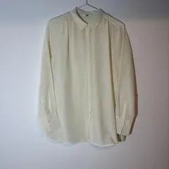 黄色　ブラウス　ユニクロ