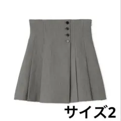 SNIDEL サイドプリーツスカショーパン GRY サイズ2