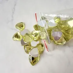 ハート型デコレーションパーツ 約60個入り