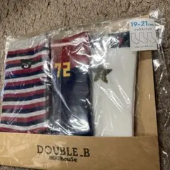 【新品】ダブルB　靴下　ソックス　DOUBLE.B 19-21cm 3足セット