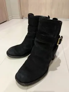 【使用感あり】ルイヴィトン　黒レザーウエスタンブーツ