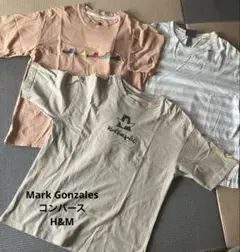 オーバーTシャツ3点セット　M コンバース　H&M Mark Gonzalesのサムネイル