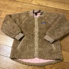 Patagonia フリースジャケット 100cm~ ブラウン　7-8