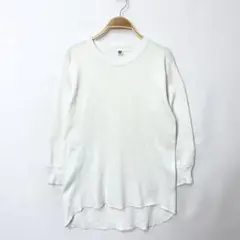 70s USA製 Hanes 長袖 サーマル ロンT アンダーシャツ S55b