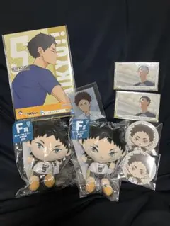 ハイキュー　ぬいもっち　赤葦京治　ぬいぐるみ　缶バッジ　くじ