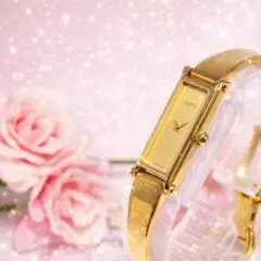 美品 グッチ GUCCI 1900 スクエア バングルウォッチ 腕時計 K114