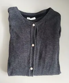 セール★　GU　ダークグレー 　カーディガン　120