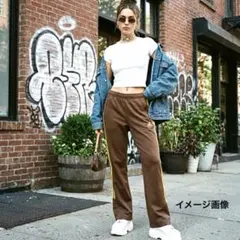 【アーカイブ】極美品✨アディダス トラックパンツ チョコ金 フレア M 00s