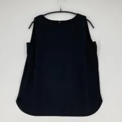 UNIQLO ユニクロ ノースリーブ トップス ブラック Mサイズ
