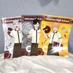 ハイキュー ココスコラボ クリアファイル3枚セット