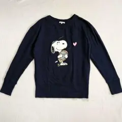 GLOBAL WORK スヌーピー 長袖トレーナー スウェット Sサイズ