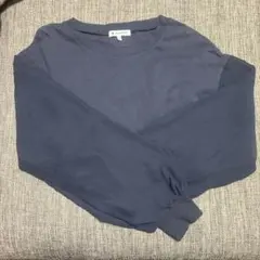 GLOBAL WORK 紺　長袖トレーナー M