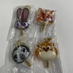 ガチャ ズートピア アイスキャンディーチャーム ジュディ ニック 4種