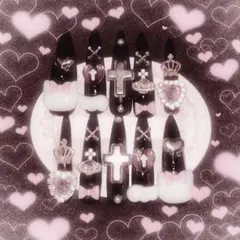 ♡現品♡ 地雷 量産型 平成女児 ネイルチップ