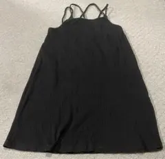 値下げ！！美品！ジーユー　GU ガールズ　ワンピース　ブラック　黒