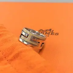 美品✨️　HERMES 箱付き　11.5号 人気カラー　ムーブアッシュ　リング 美品✨️ HERMES 箱付き 11.5号 人気カラー ムーブアッシュ
