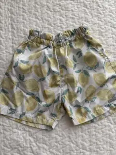 アプレレクール　レモン柄 ハーフパンツ 90サイズ　水陸両用パンツ