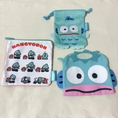 サンリオ　ハンギョドン　はぴだんぶい　ガチャガチャ　ポーチ　巾着　まとめ売り