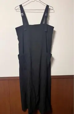 【Samansa Mos2 blue】コーデュロイ生地サロペットスカート