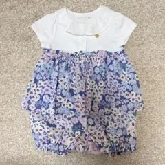 【美品】ケイトスペード ロンパース 花柄 半袖 70