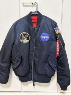 Alpha Industries NASA Lサイズ　ネイビー