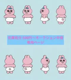 在庫処分 500円～オークション中様専用ページ