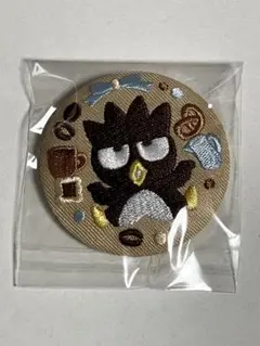 サンリオ 刺繍 缶バッジ バッドばつ丸